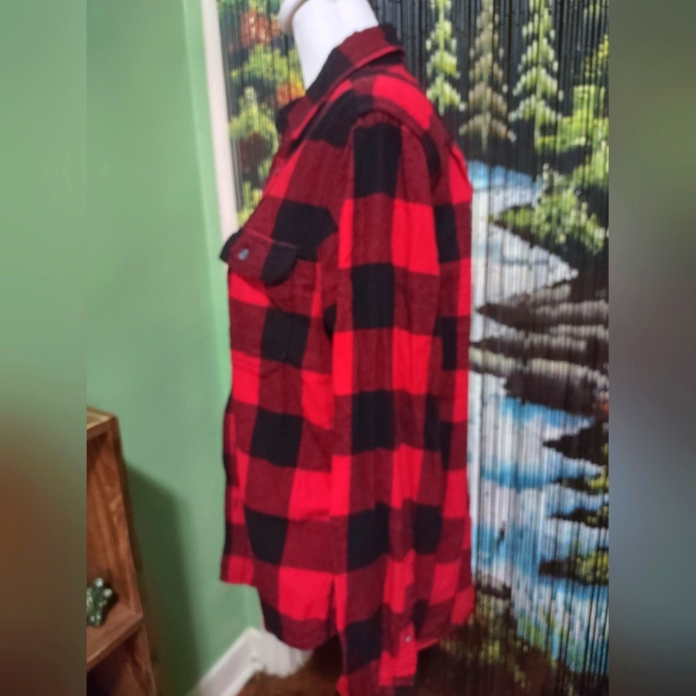 Red and black classic flannel